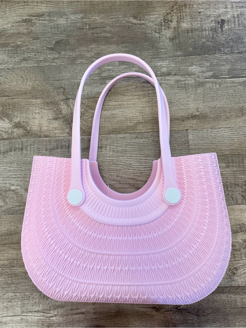 Pink Women's Textured Washabke Versa Small Tote Bag-NEW!